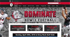Desktop Screenshot of bowiefootball.org